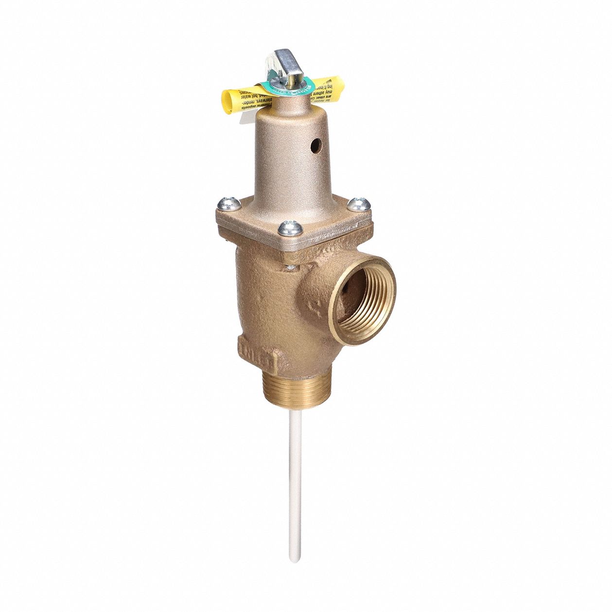 Temperature and Pressure Relief Valve: Section IV ASME Section, MNPT x FNPT, Bronze