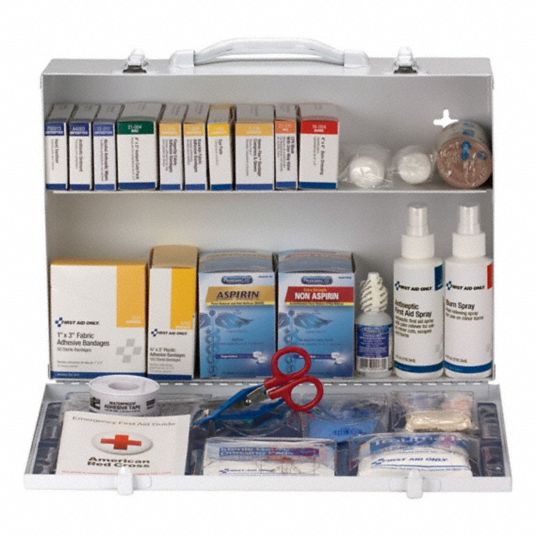 First Aid Only, 347 Components, Ansi Isea Z308.1-2015, First Aid Kit 