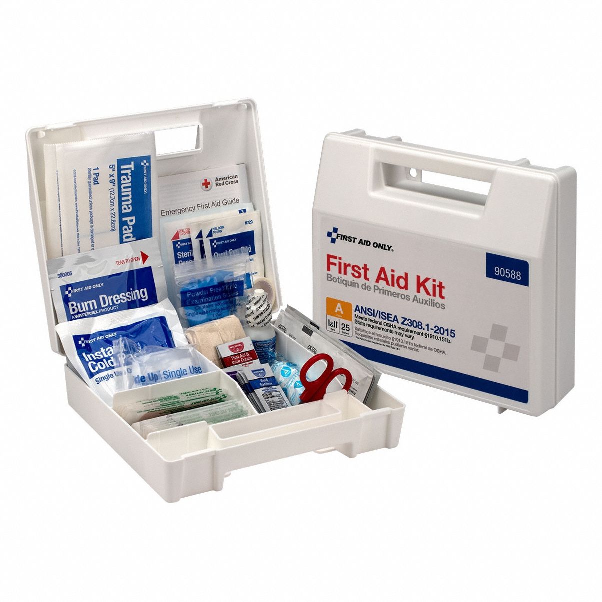 First Aid Kit w/House 87pcs 2.5x8 WHT