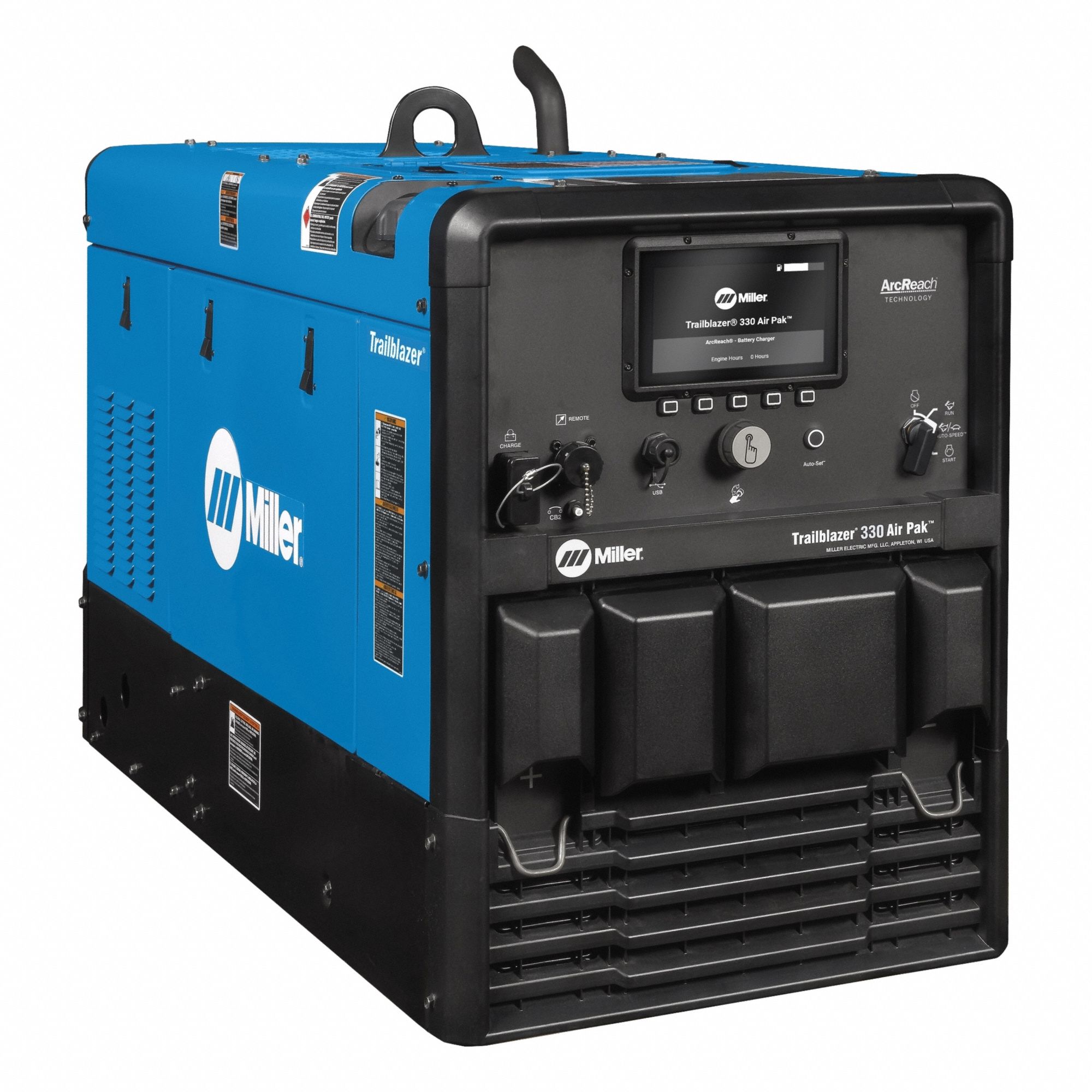 MILLER ELECTRIC, Trailblazer 330 Air Pak, 27 hp, Engine Driven Welder ...