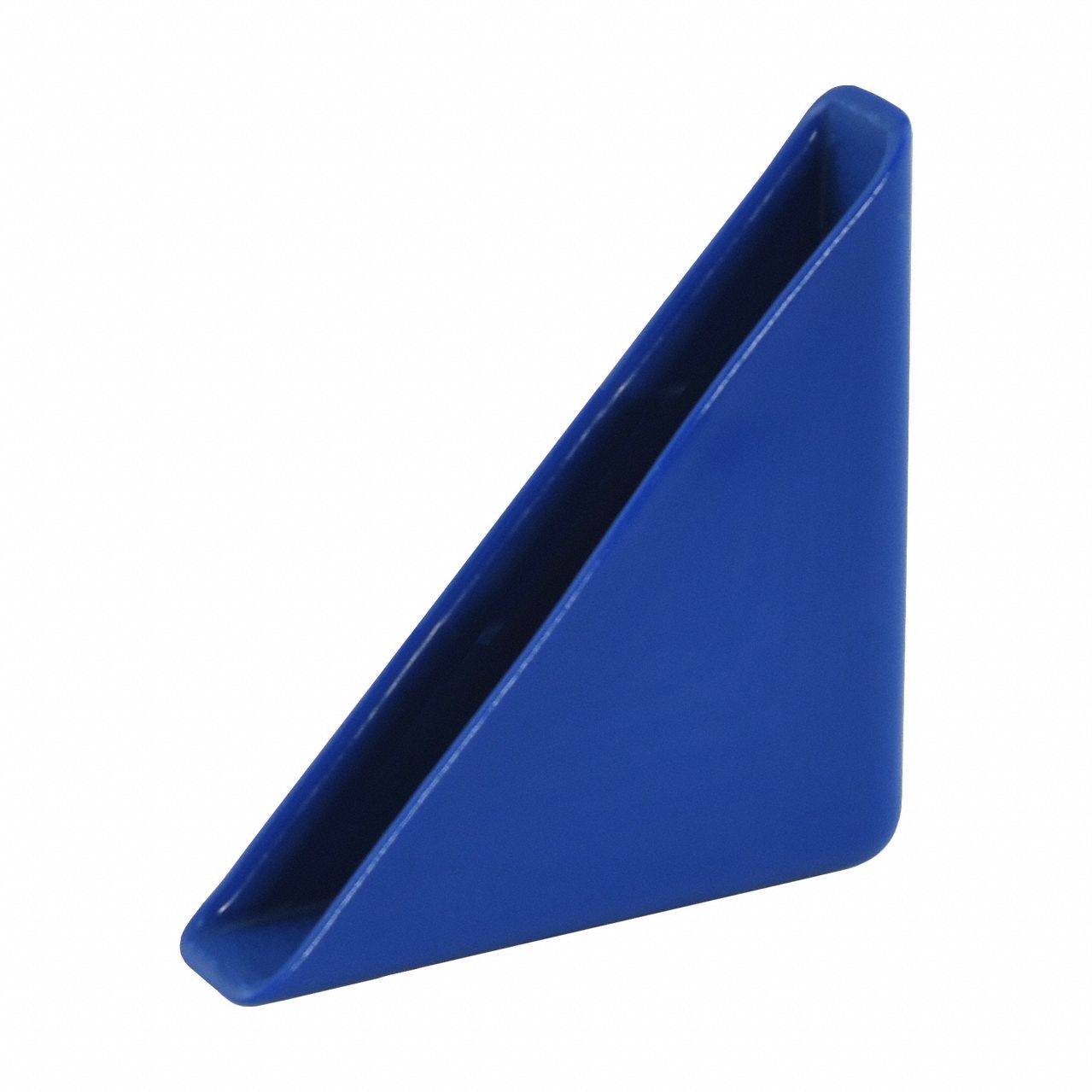 Corner Cover: Fits 3/8 in Glass, Blue, Vinyl, 0.375 in Inside Wd, 0.5 in to 2.5 in Lg, Qty 1, 890