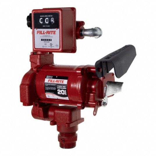 FILL-RITE, 20 gpm Max. Flow Rate, 115 V AC, Electric Drum Pump - 908T63 ...