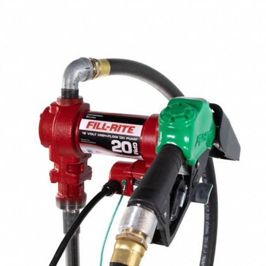 FILL-RITE, 12 V DC, 1/4 hp HP, Electric Drum Pump - 908T66|FR4210HD ...