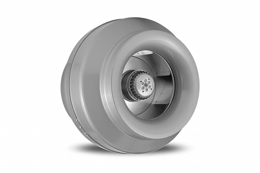 In-Line Duct Fan 12 1/4 H 120V AC