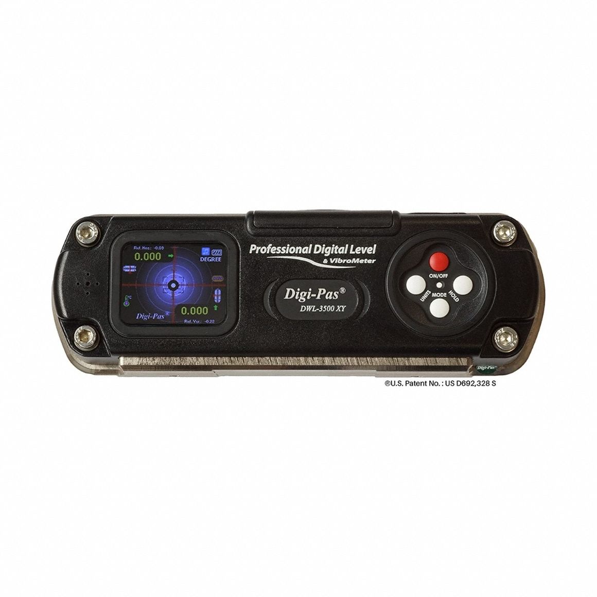 DIGI-PAS, 0°to 20°, +/-0.001° Accuracy, Digital Precision Level ...