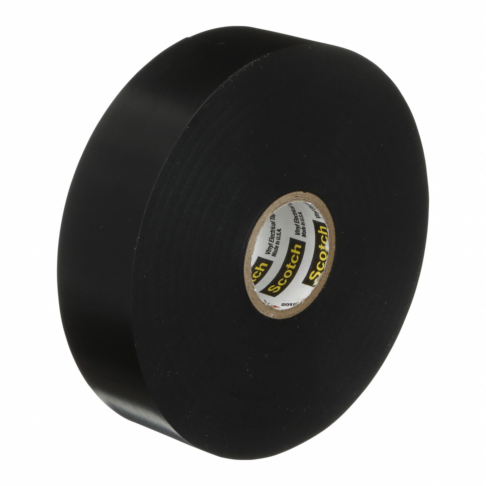 Electrical Tape: 1 in Wd, 36 yd Lg, 8 mil Thick, Polyvinyl Chloride Film, Rubber, Indoor/Outdoor