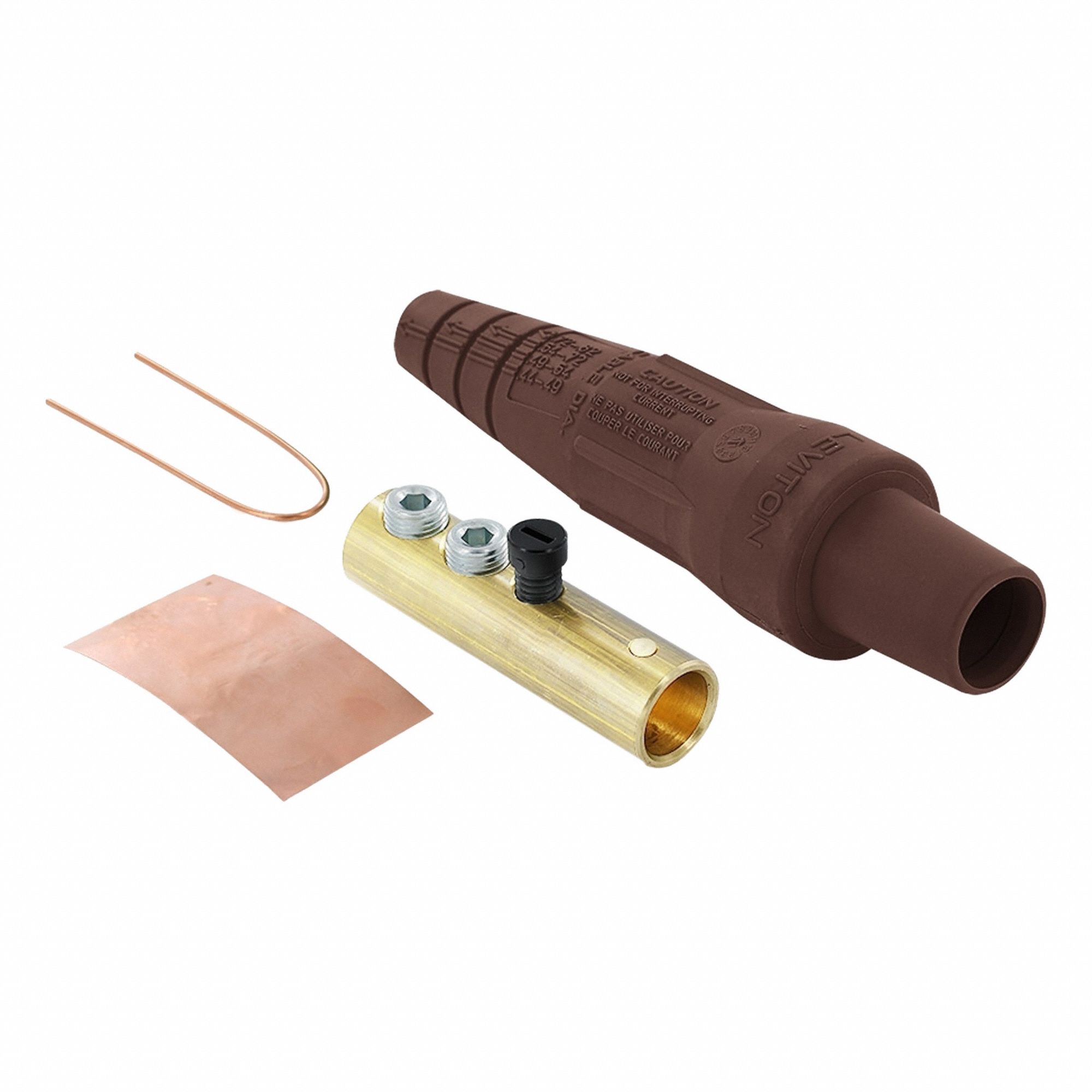 Female Plug: Female Connector, 300 A, Brown