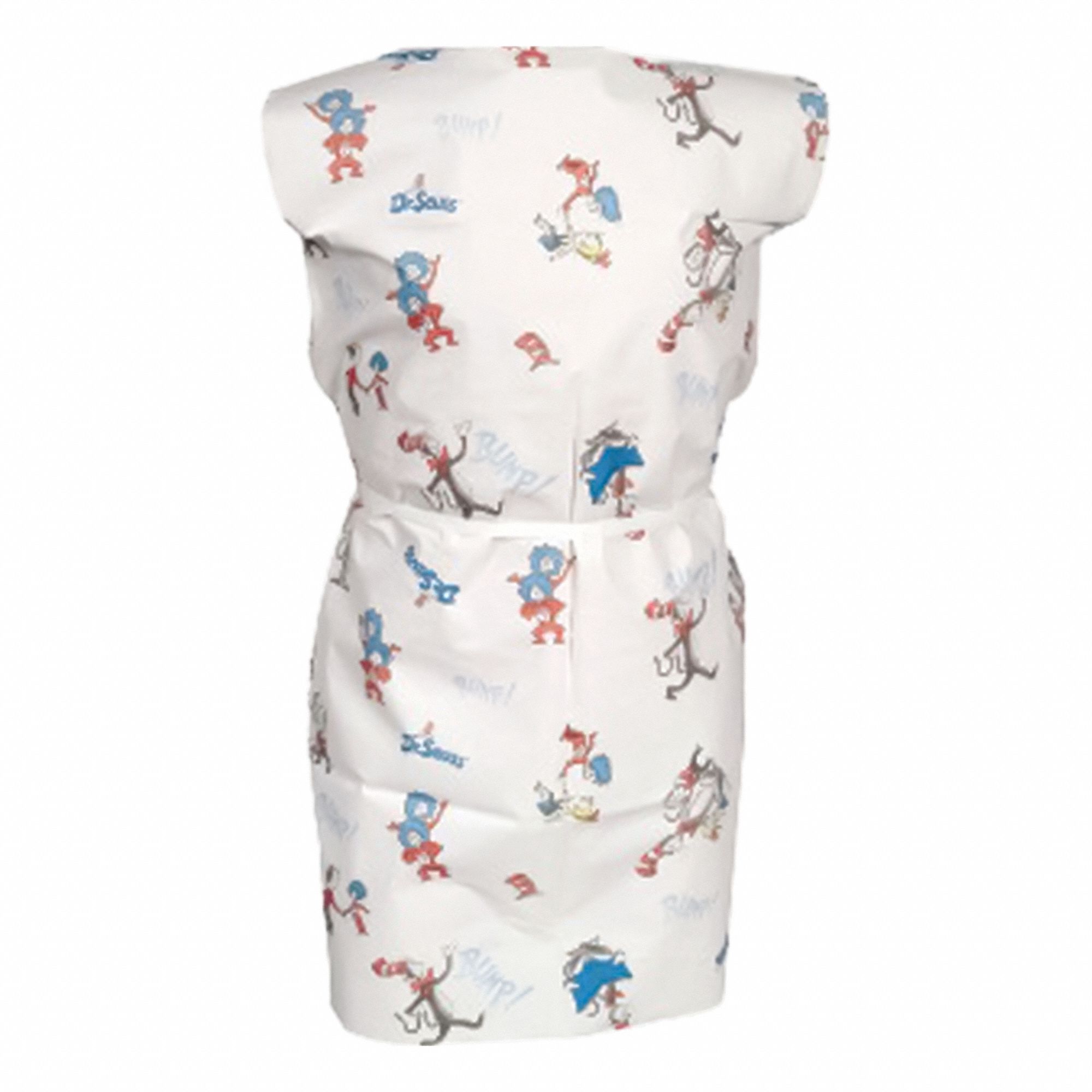 Exam Gown: Poly/Tissue, Universal Named Size, 1 Ply, Latex-Free, White, 910416, 50 PK