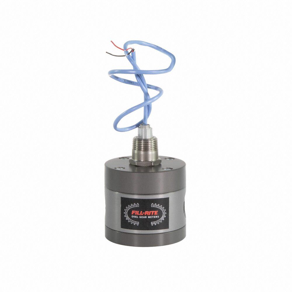 Positive Displacement Flowmeter,3/4 inSz (MPN TM06ASHEBXKK4HB). Key specifications — Display Type: No Display; Unit Of Measure: Gallons; Brand: FILL-RITE; Manufacturer Part Number: TM06ASHEBXKK4HB; Housing Material: Anodized Aluminum; Accuracy: +/-0.175%.