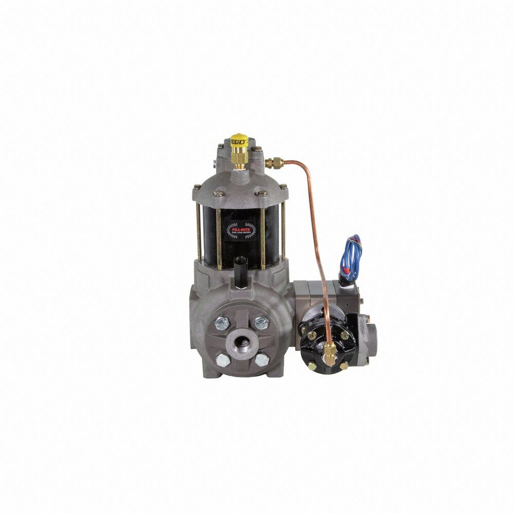 Positive Displacement Flowmeter,3/4 inSz (MPN TS06AS83AUPXXT9N). Key specifications — Display Type: No Display; Unit Of Measure: Gallons; Brand: FILL-RITE; Manufacturer Part Number: TS06AS83AUPXXT9N; Housing Material: Anodized Aluminum; Accuracy: +/-0.5%.