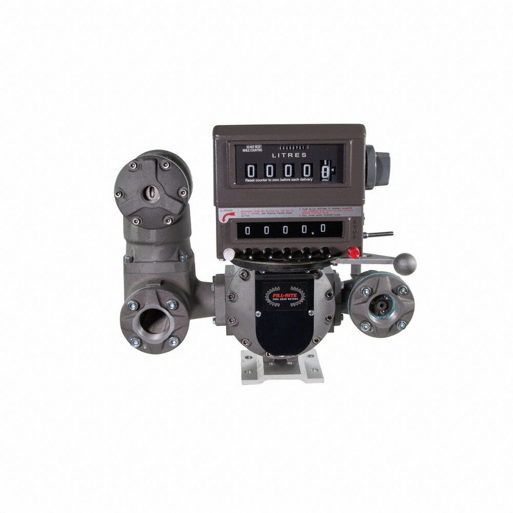 FILL-RITE Positive Displacement Flowmeter,2 in Sz - Meters for Fuel Transfer Pumps