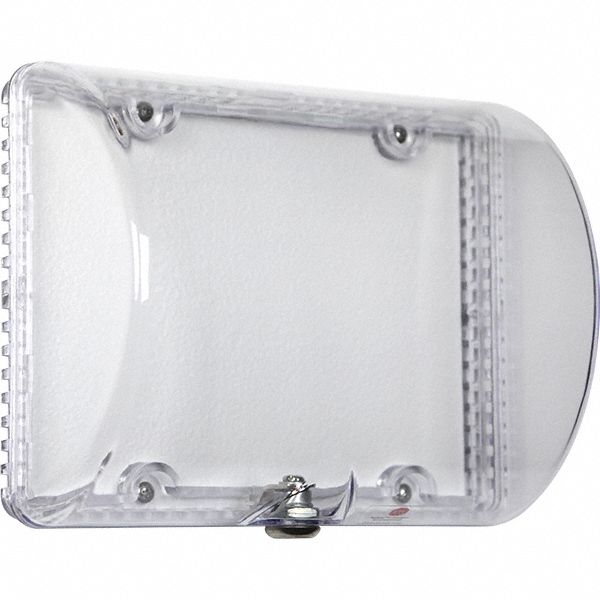 Thermostat Protector: Polycarbonate, 5 3/8 in Overall Dp, STI-9110