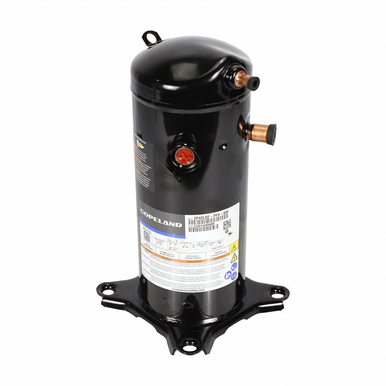 COPELAND, Mfr Part # ZP42LXE-PFV-800, COMPRESSOR - 911C70|ZP42LXE-PFV ...