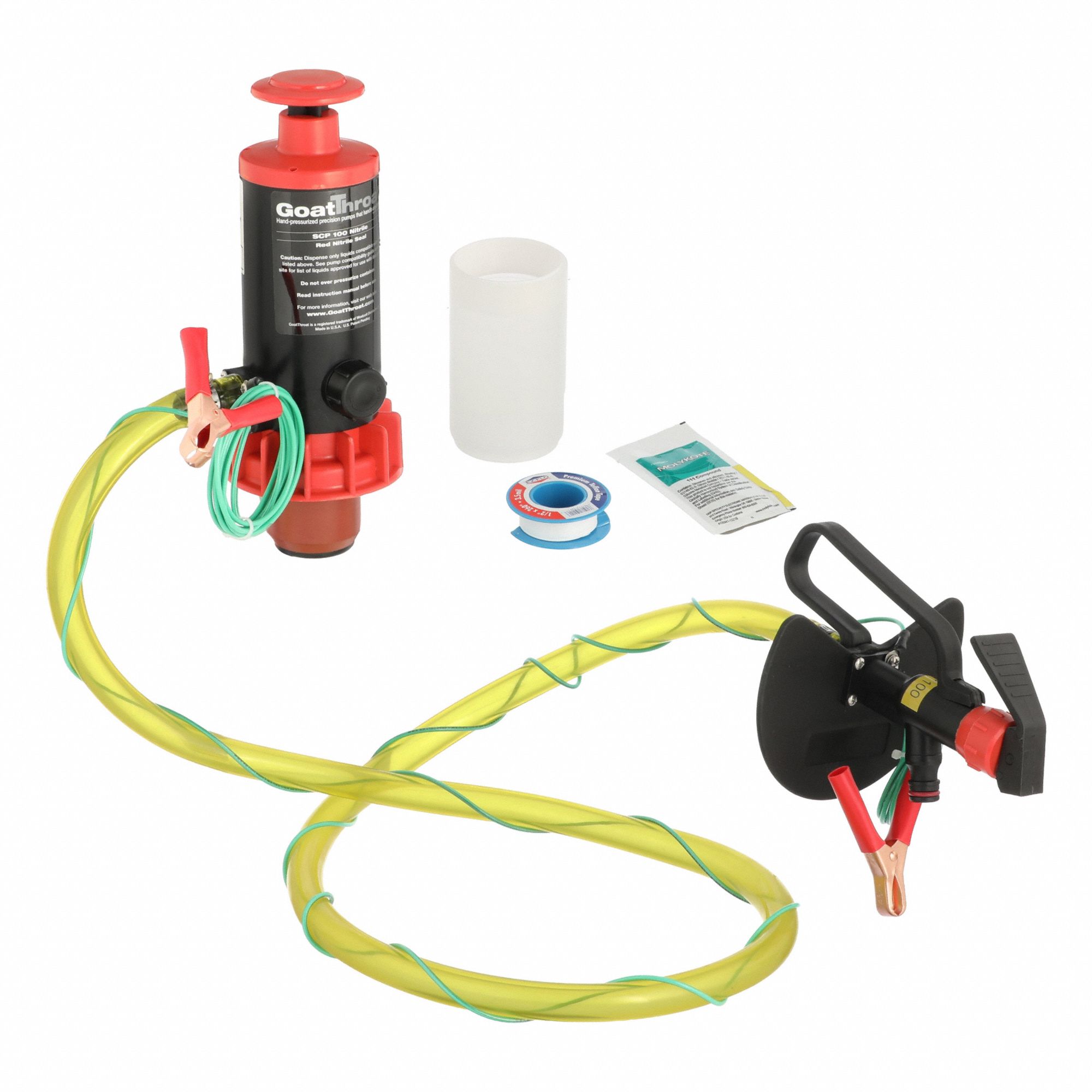 Hand Pump: Piston, Pump with Discharge Hose, Nozzle & Spout, Piston, Polypropylene
