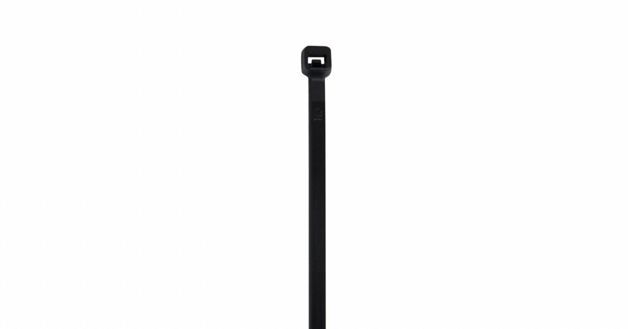 GRAINGER Cable Tie: 6 in Nominal Lg, 1 3/8 in Nominal Max. Bundle Dia., 0.14 in Wd, Natural, 100 PK (MPN 911ZD4). Key specifications — Outdoor Use: No; Color: Natural.