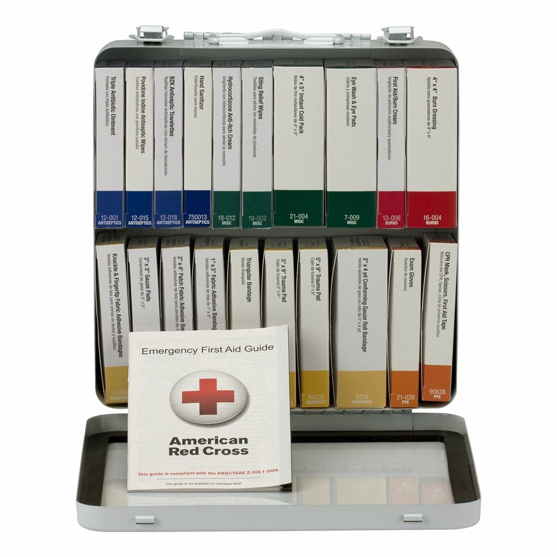 First aid only 130 components ansi isea z308 1 2021 first aid kit