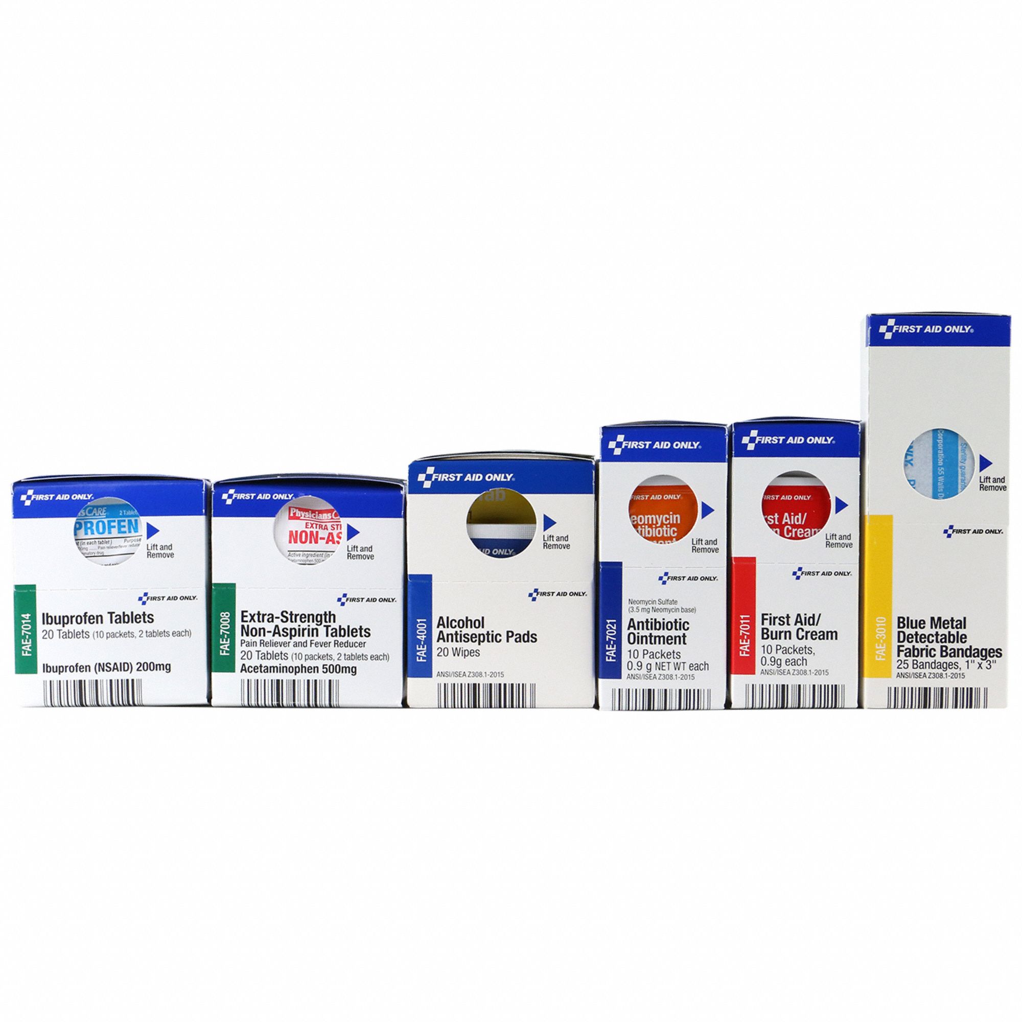 Complete Refill or Kit: 105 Components, 50 People Served, Not ANSI Compliant