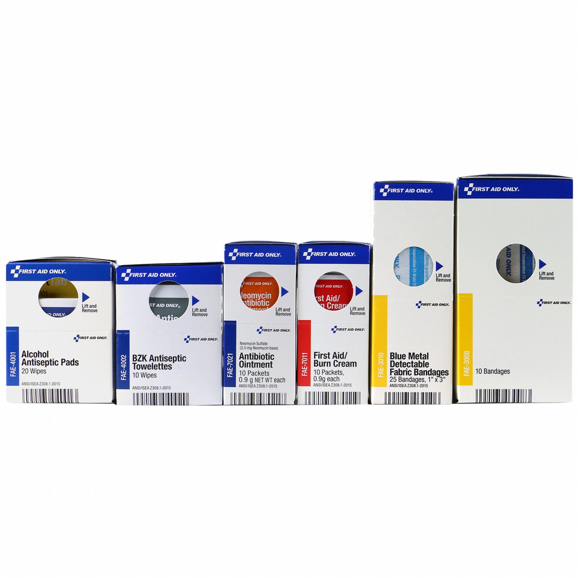 Complete Refill or Kit: 105 Components, 50 People Served, Not ANSI Compliant