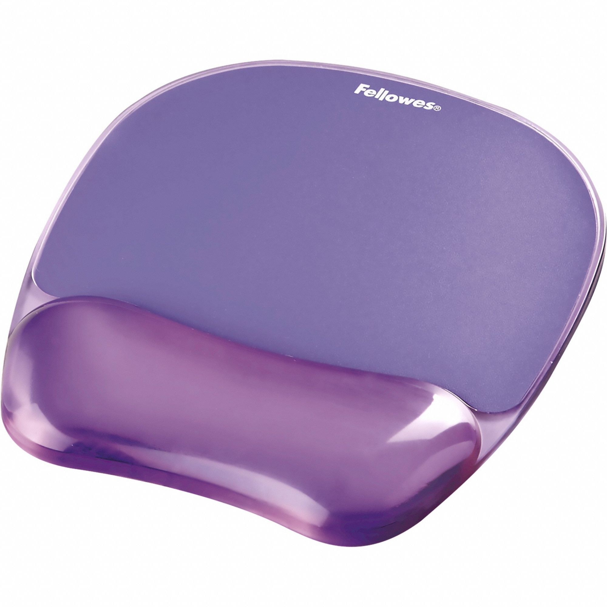 Mouse Pad: Purple, Gel, 9 1/4 in Lg, 8 in Wd