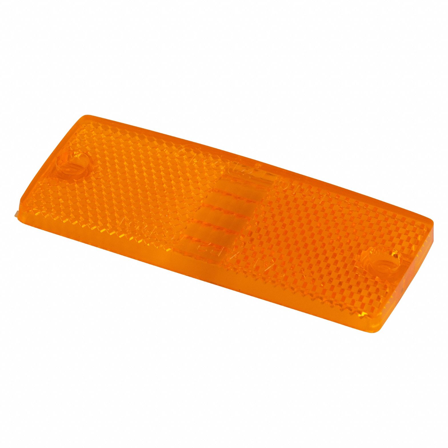 REPLACEMENT LENS, RECTANGULAR, TAIL LIGHT, 1½ IN HEIGHT, ACRYLIC, AMBER