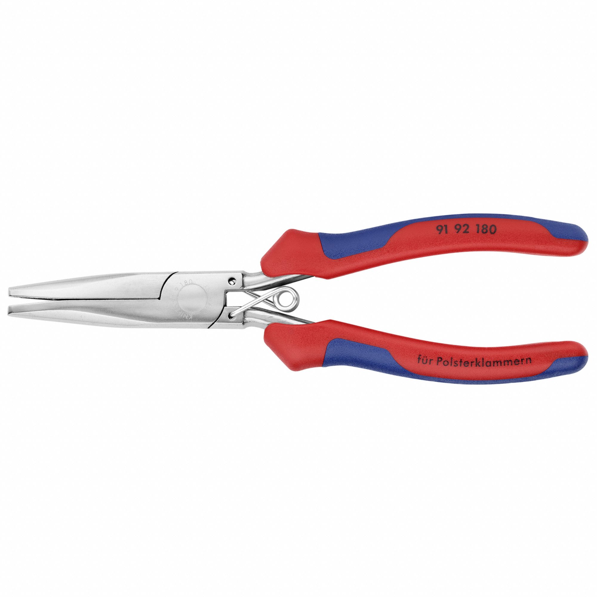 Hog Ring Pliers: 7 1/4 in Overall Lg, Ergonomic Handle, Deluxe Cushion Grip, Hog Rings, 6 - 8 in