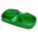 REPLACEMENT LENS, RECTANGULAR, CLEARANCE AND MARKER LIGHT, 2 IN HEIGHT, GREEN
