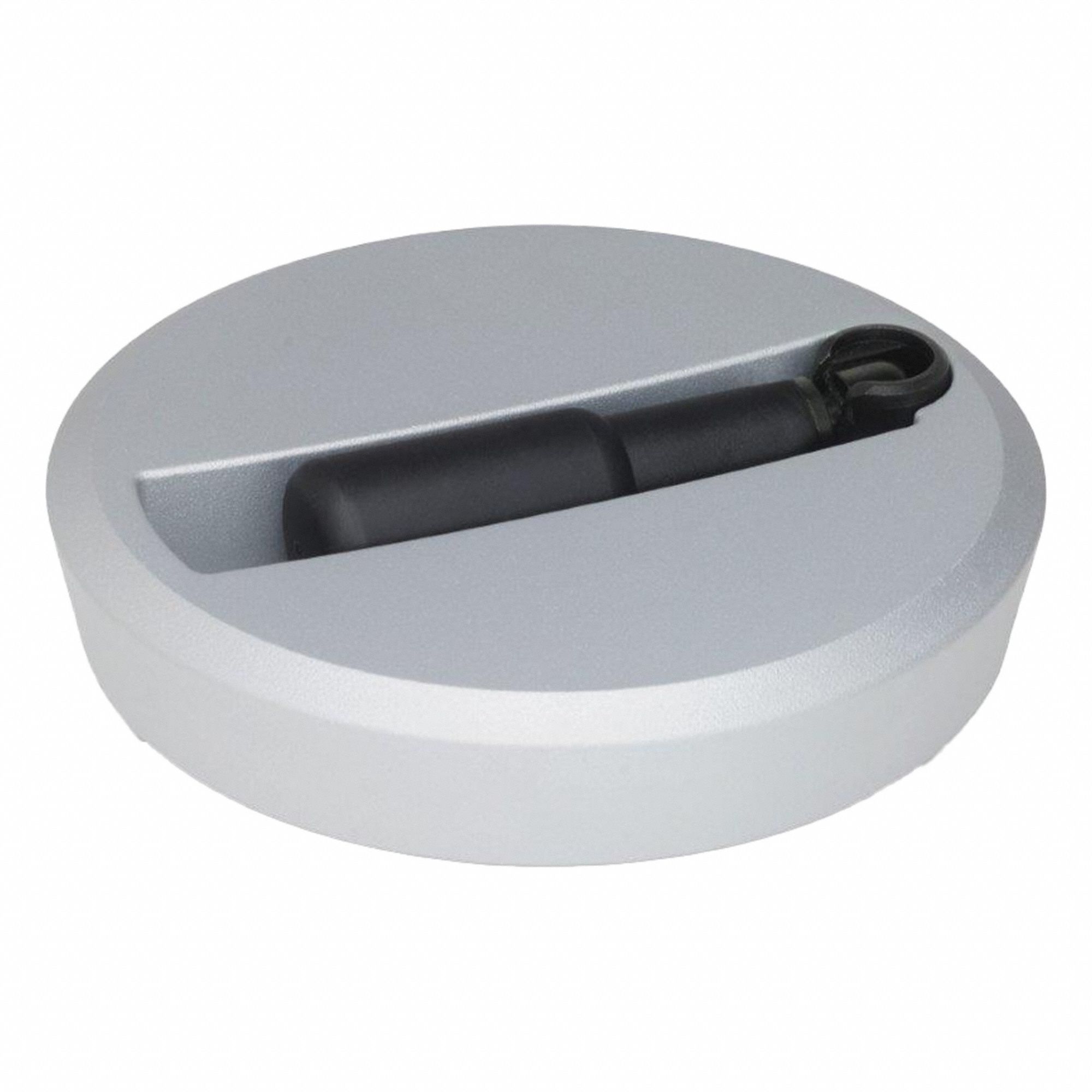 Solid Hand Wheel: Solid, Fold Away Handle, Aluminum, 1/2 in Bore, 125 mm Dia