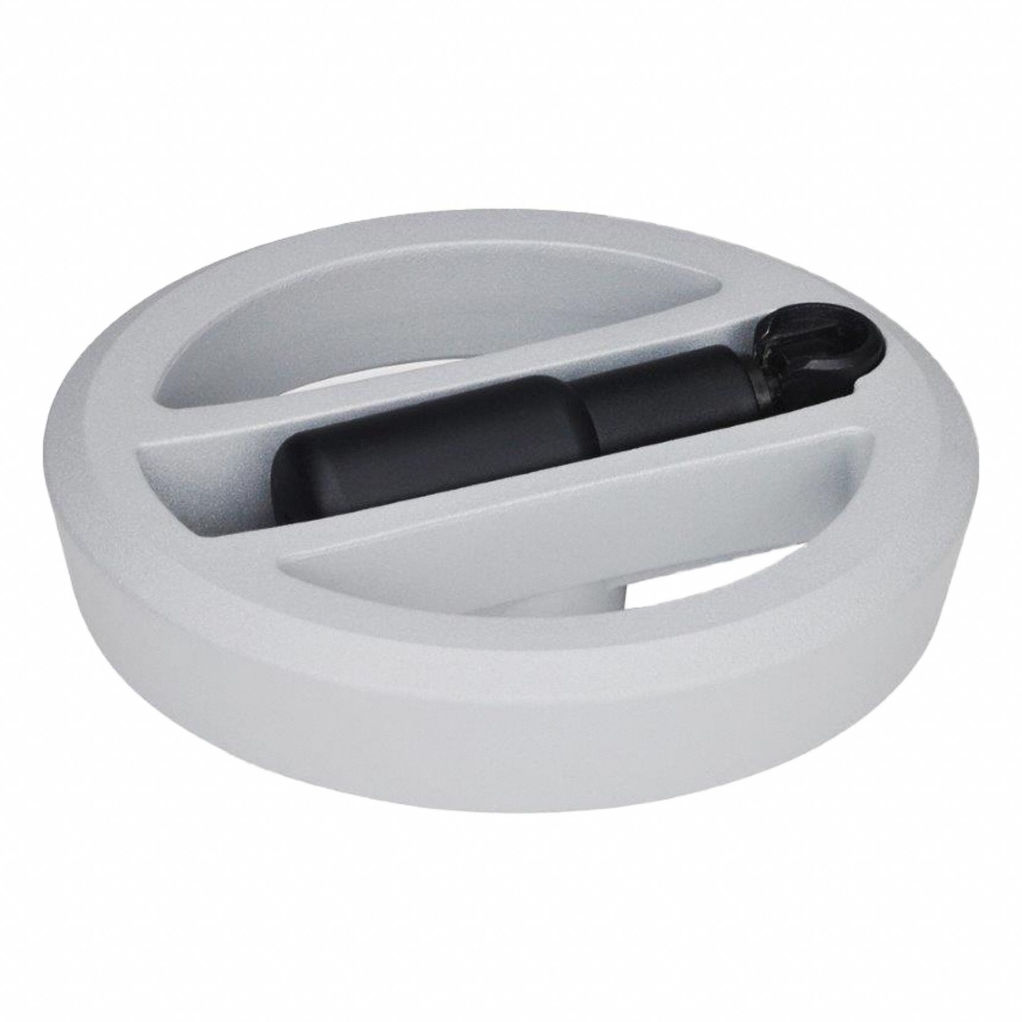 Spoked Hand Wheel: Spoked, Fold Away Handle, Aluminum, 1/2 in Bore, 125 mm Dia