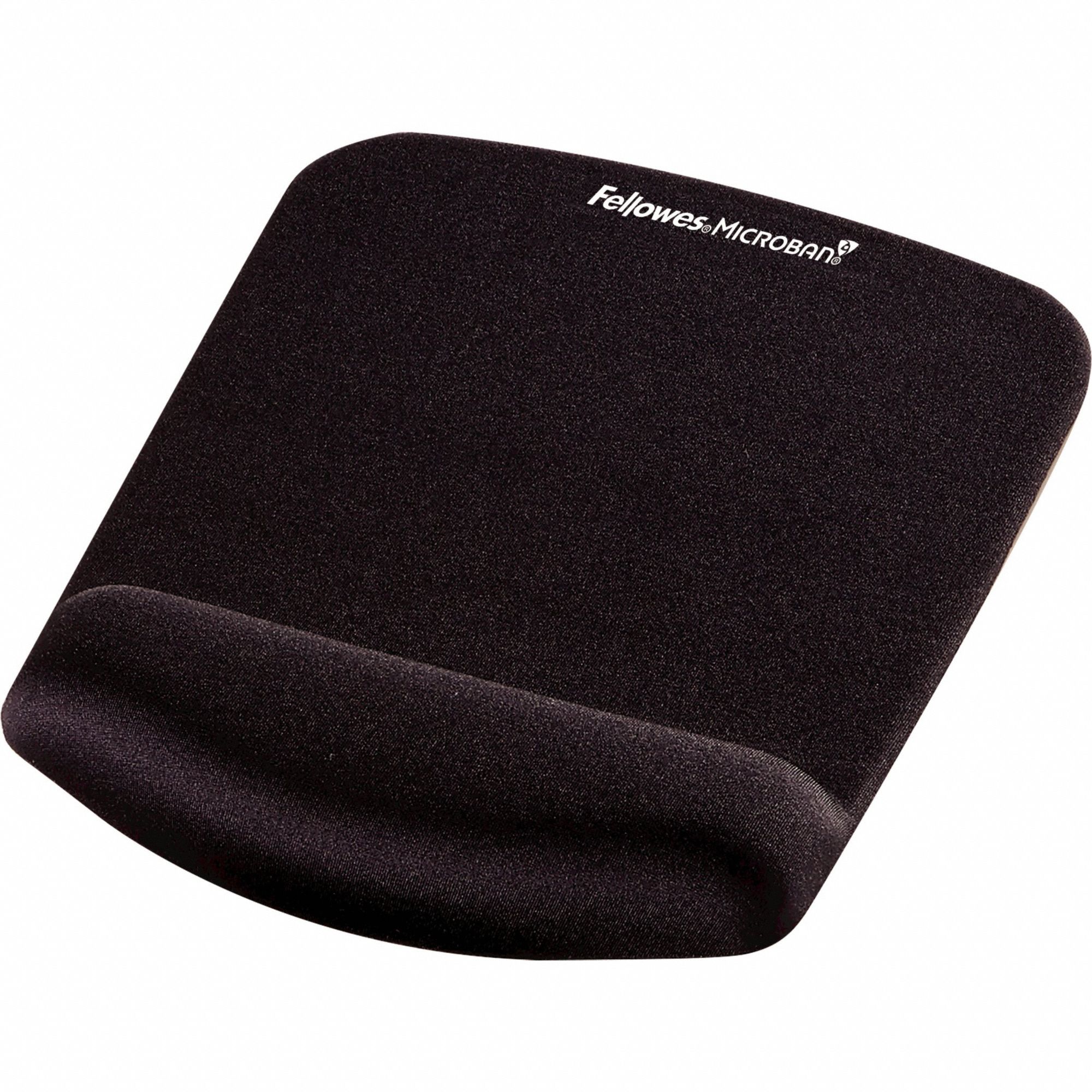 Mouse Pad: Black, Foam, 7 1/4 in Lg, 9 3/8 in Wd