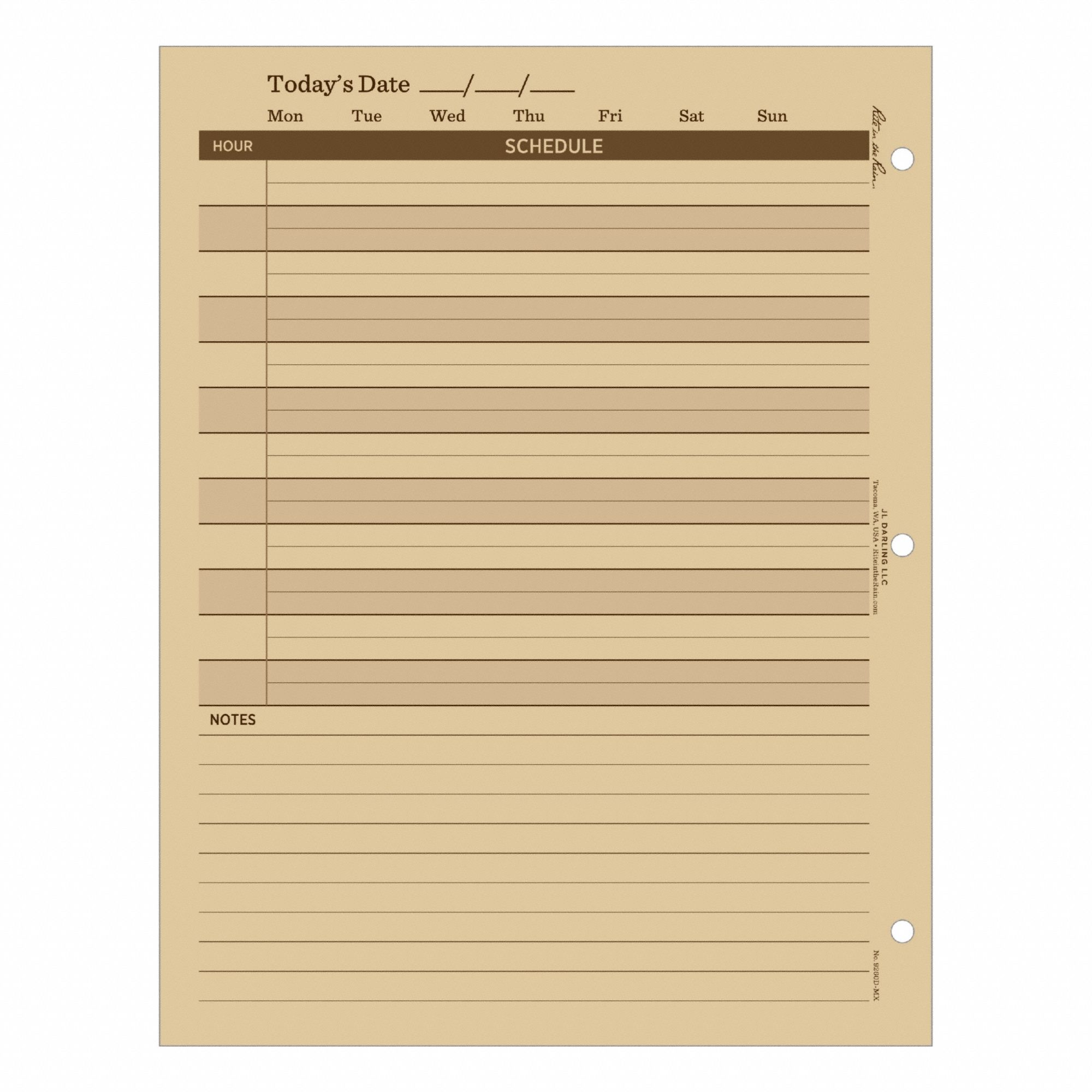 Desktop Planner Refills
