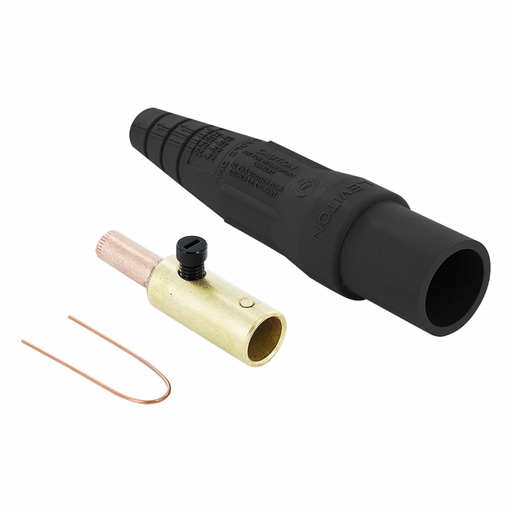Single Pole Inline 400 A Male Black