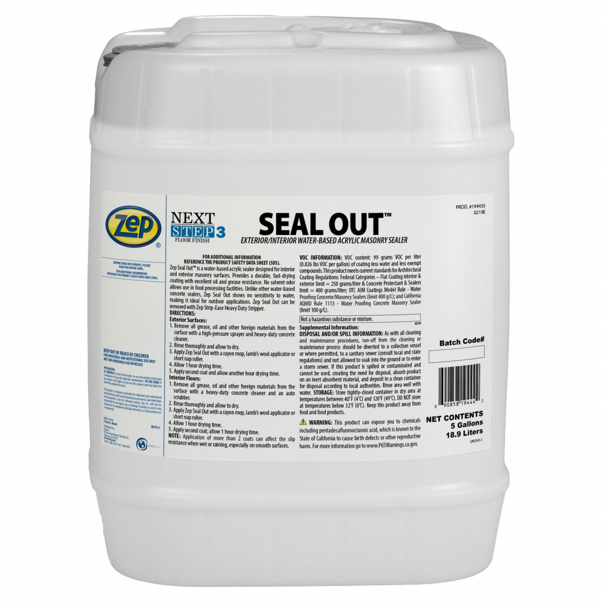 Masonry Floor Sealer: