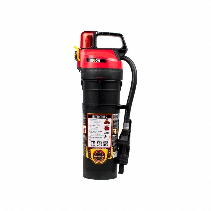 Portable Handheld Fire Extinguisher: 10 lb Extinguisher Capacity, 4A:80B:C