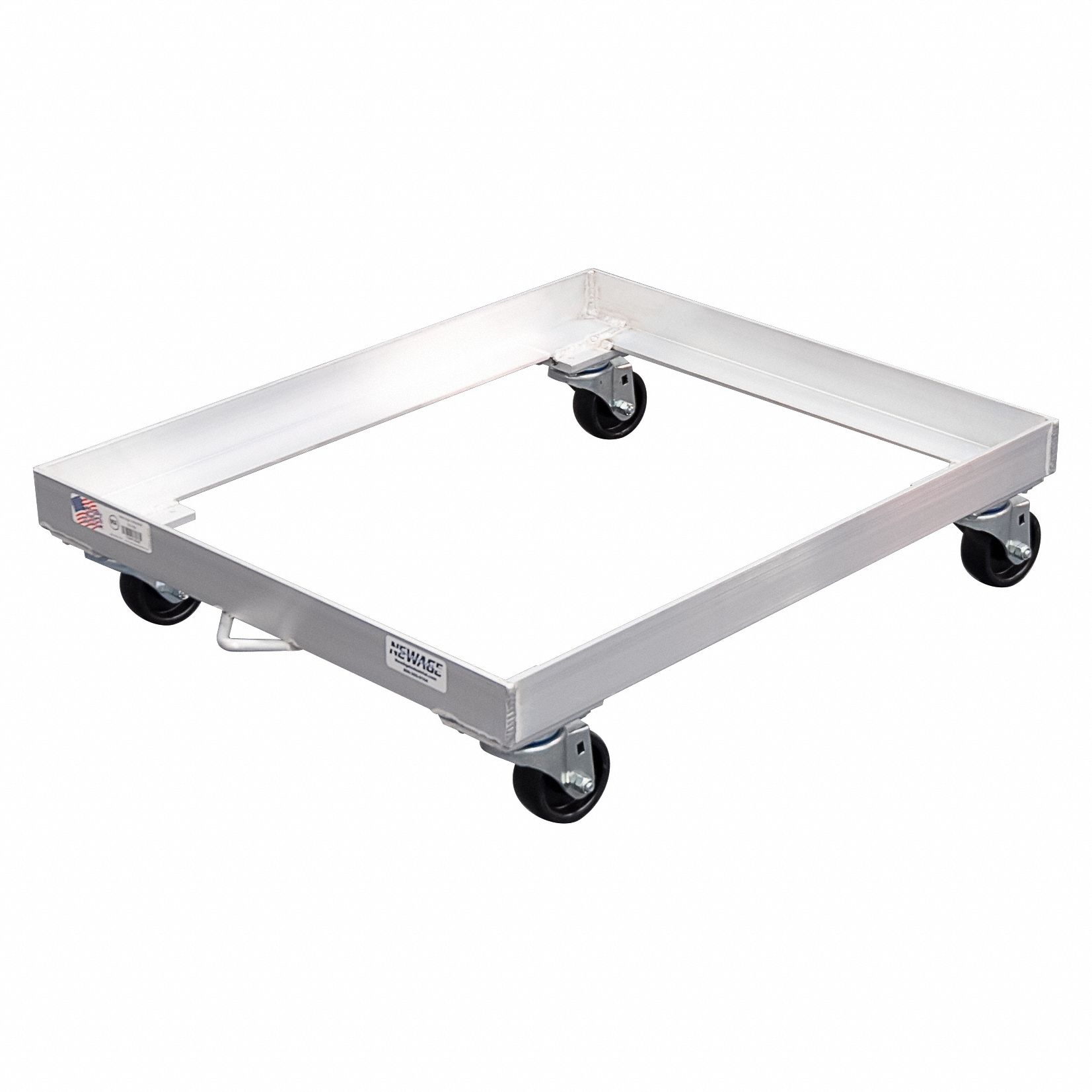 Bread Pan Dolly: 800 lb Max Load Capacity, 6 in Overall Ht, 21 3/4 in Overall Wd