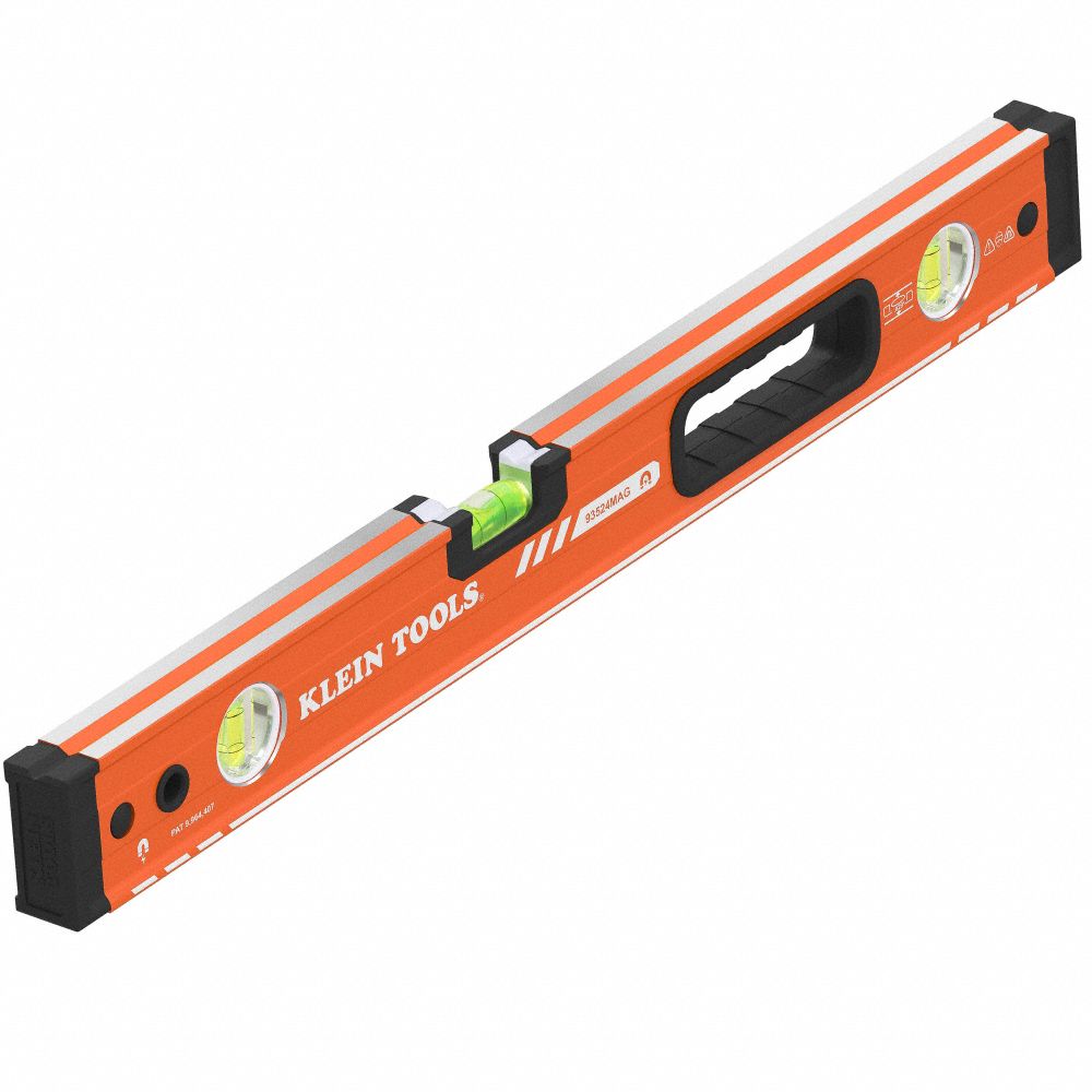 Box Beam Level Magnetic 3 Vial 24