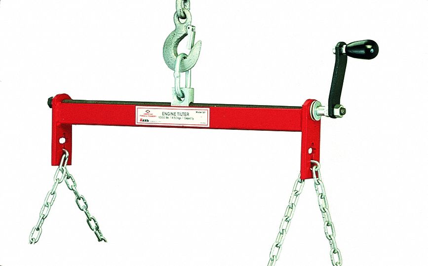 Engine Tilter: Engine Tilter, 2, 200 lb Load Capacity, 25 in Overall Lg