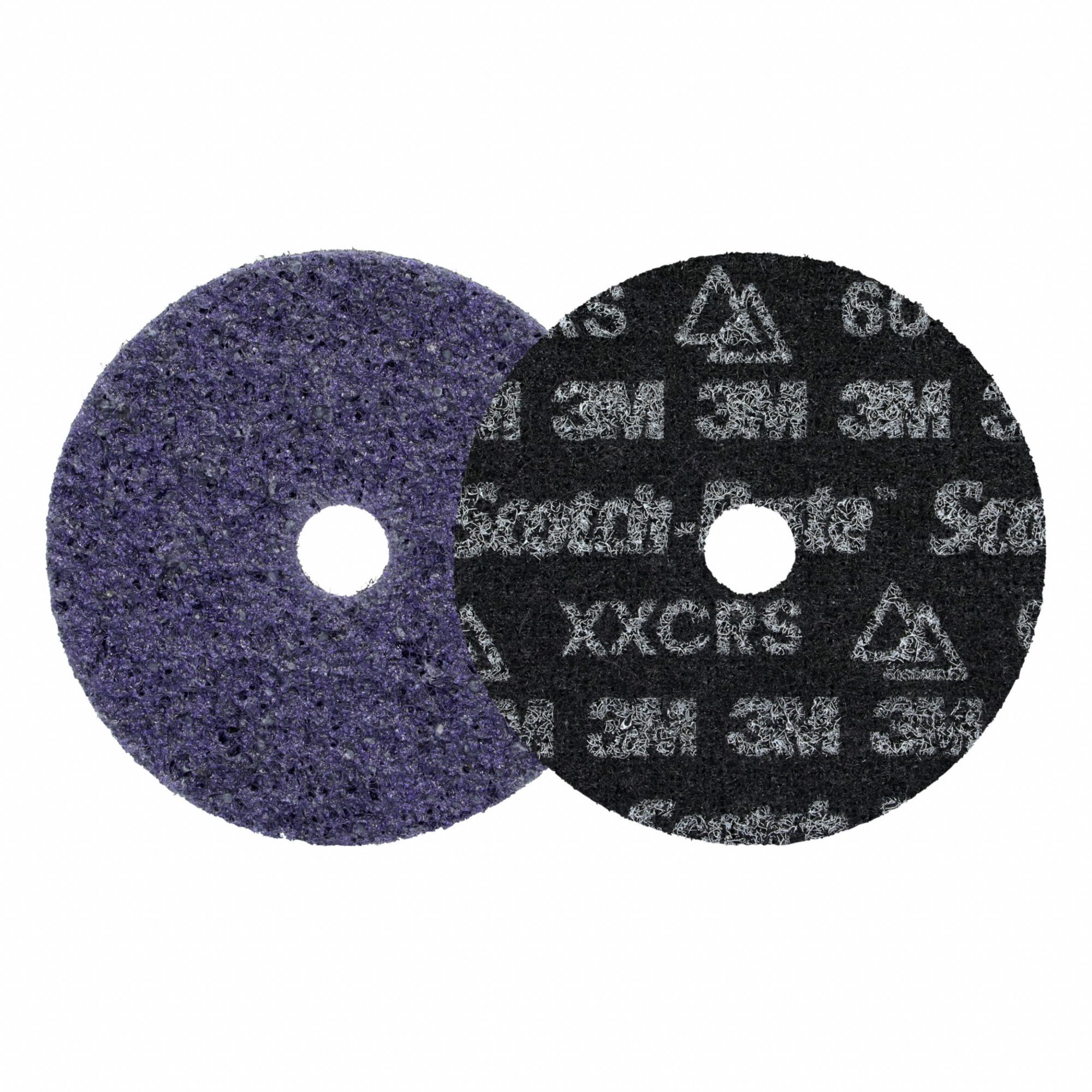 Precision Surface Conditioning Disc: 4 in x 5/8 in, Ceramic, Extra Coarse, 100 PK