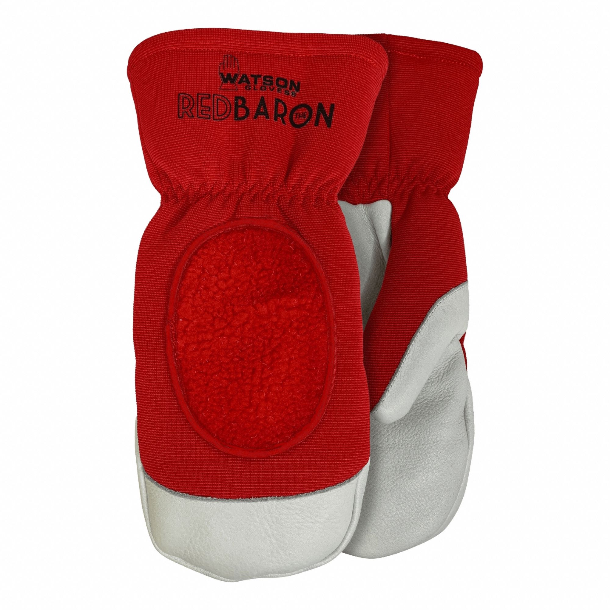 Leather Gloves: L ( 11 ), 32°F Min Temp, Premium, Cowhide, Wing Thumb, Polyester, 1 PR