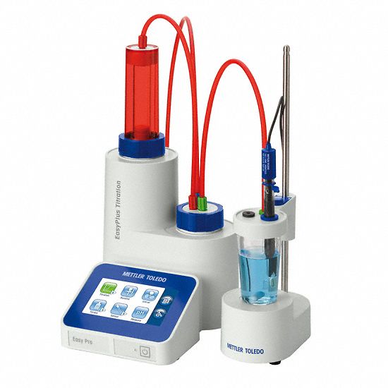 Automatic Digital Titrator: Acid/Base, End Point, 1, Aqueous pH Sensor, 50/60 Hz