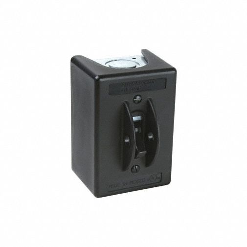 Motor Switch: 3 Poles, 30 A, 1 NEMA Rating, Non-Metallic Enclosure