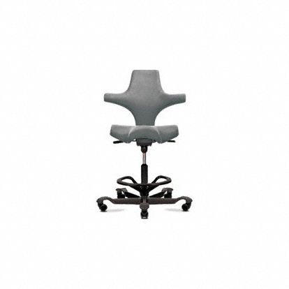 Task Chair Polyester Gray 250 lb