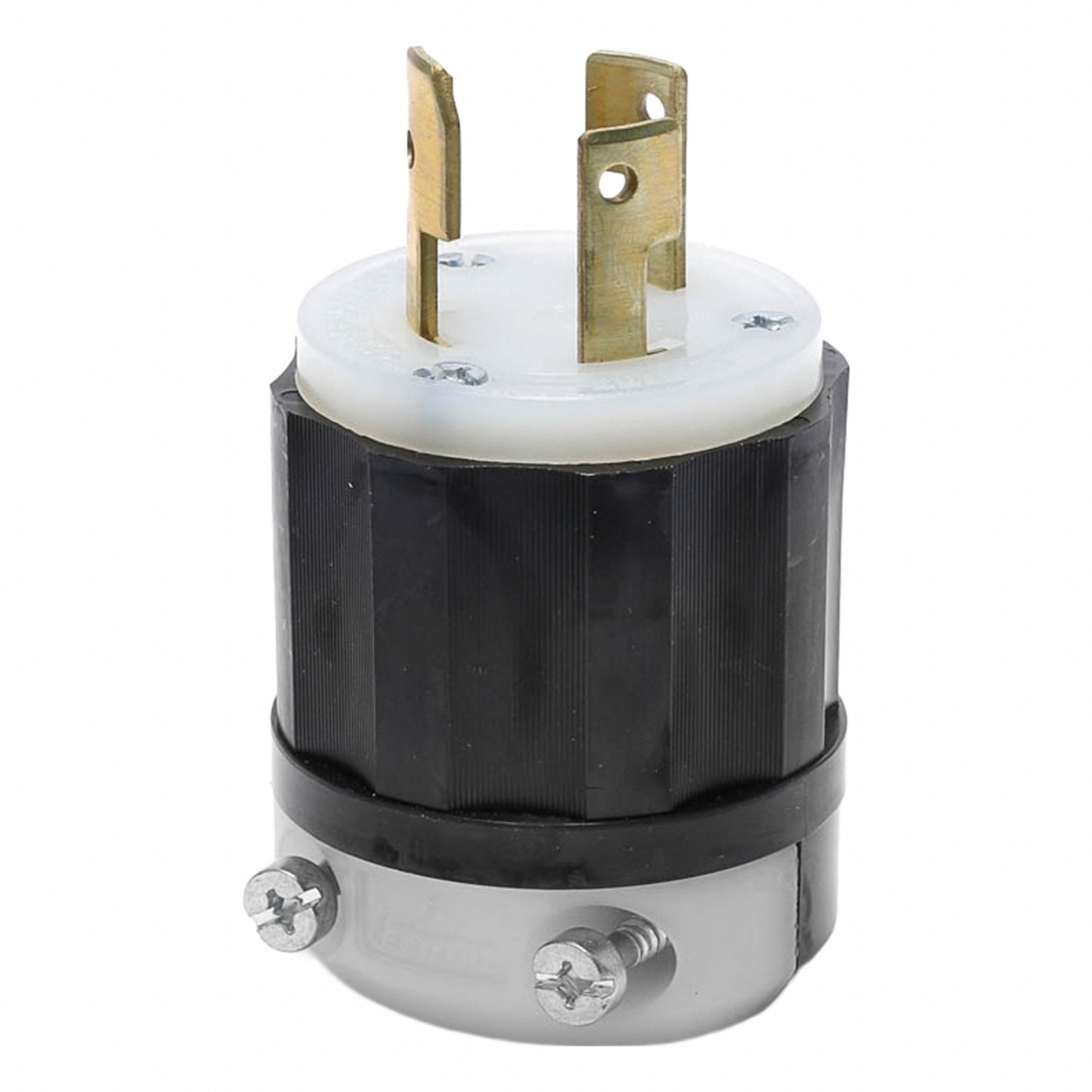 Watertight Locking Plug: 30 A, 125/250V AC, 3 Poles, Non-NEMA
