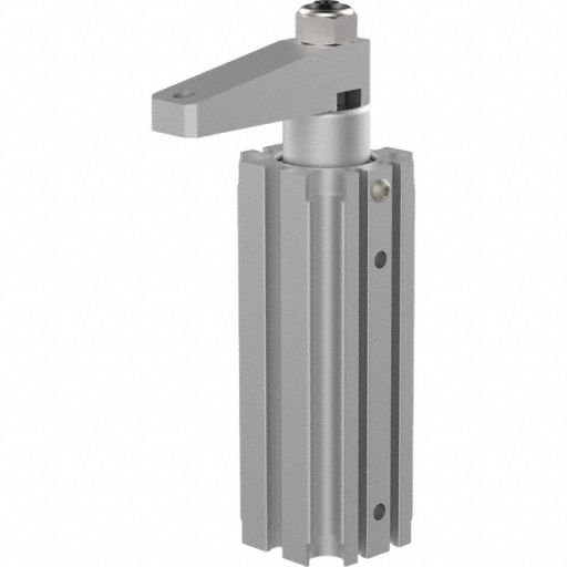 Pneumatic Swing and Toggle Clamp: 76 lbf Capacity, RH Swing, 1/8 in NPT Air Connection