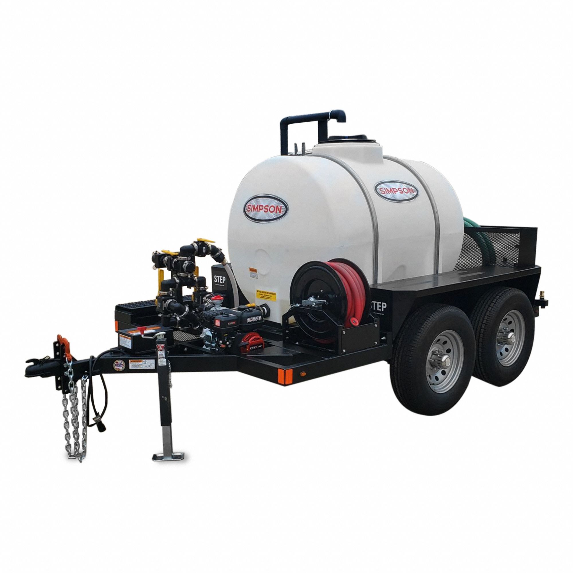 SIMPSON, Trailer Pressure Washer, Cold, Gas-Powered Pressure