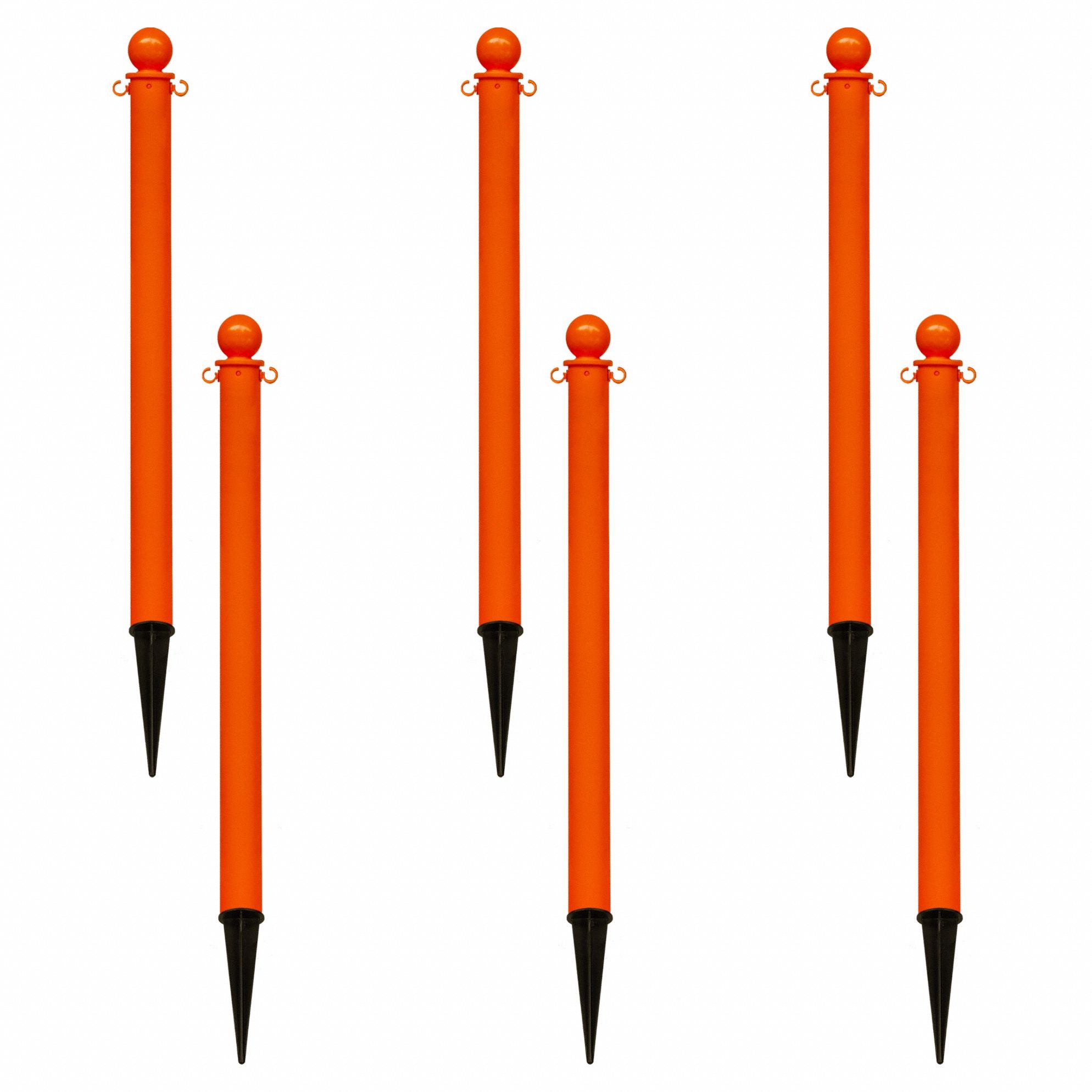 Ground Post, Orange,