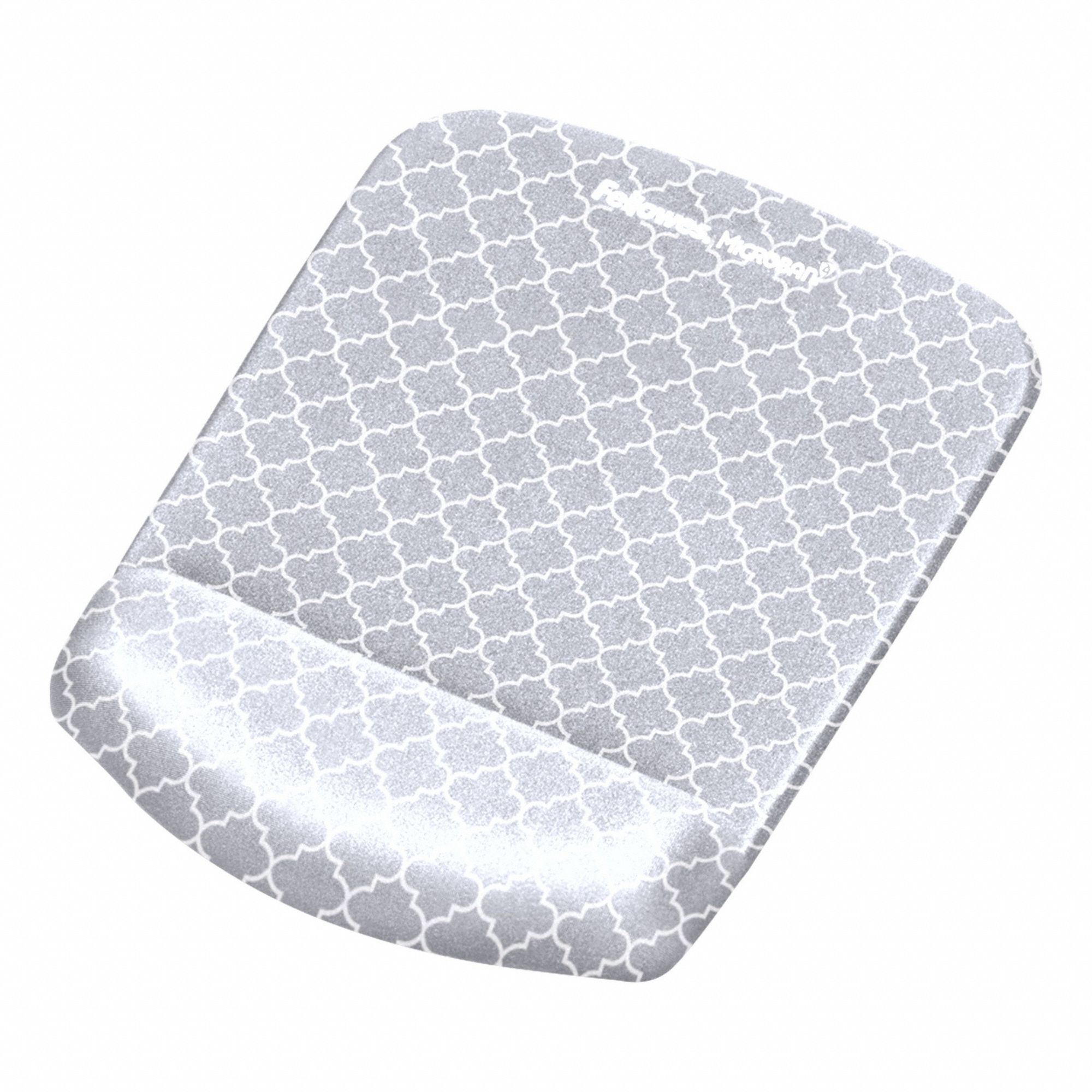Mouse Pad w/Wrist Support Black/White