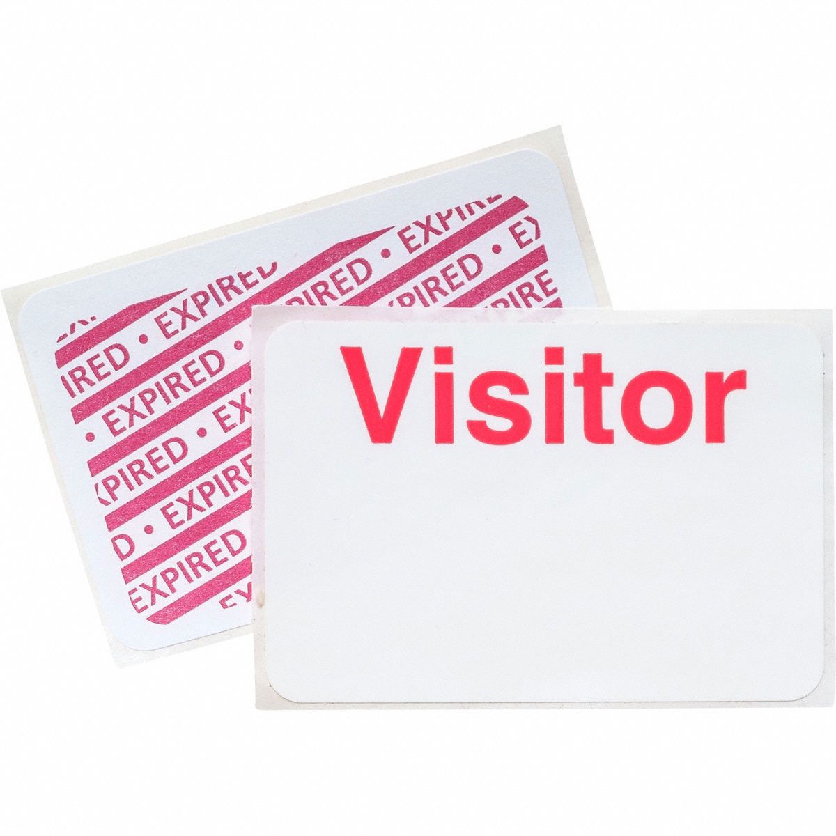 BADGES VISITOR 1WK 500/PK