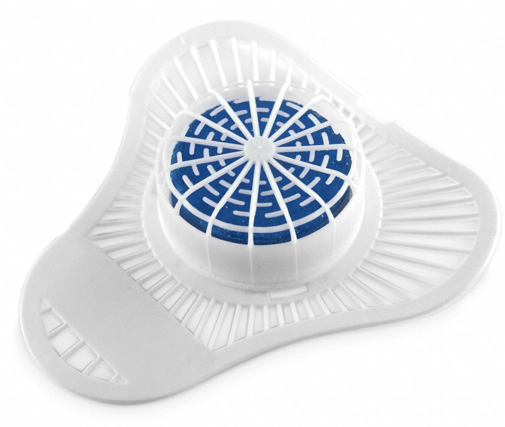 Urinal Screen with Block, Citrus, PK12