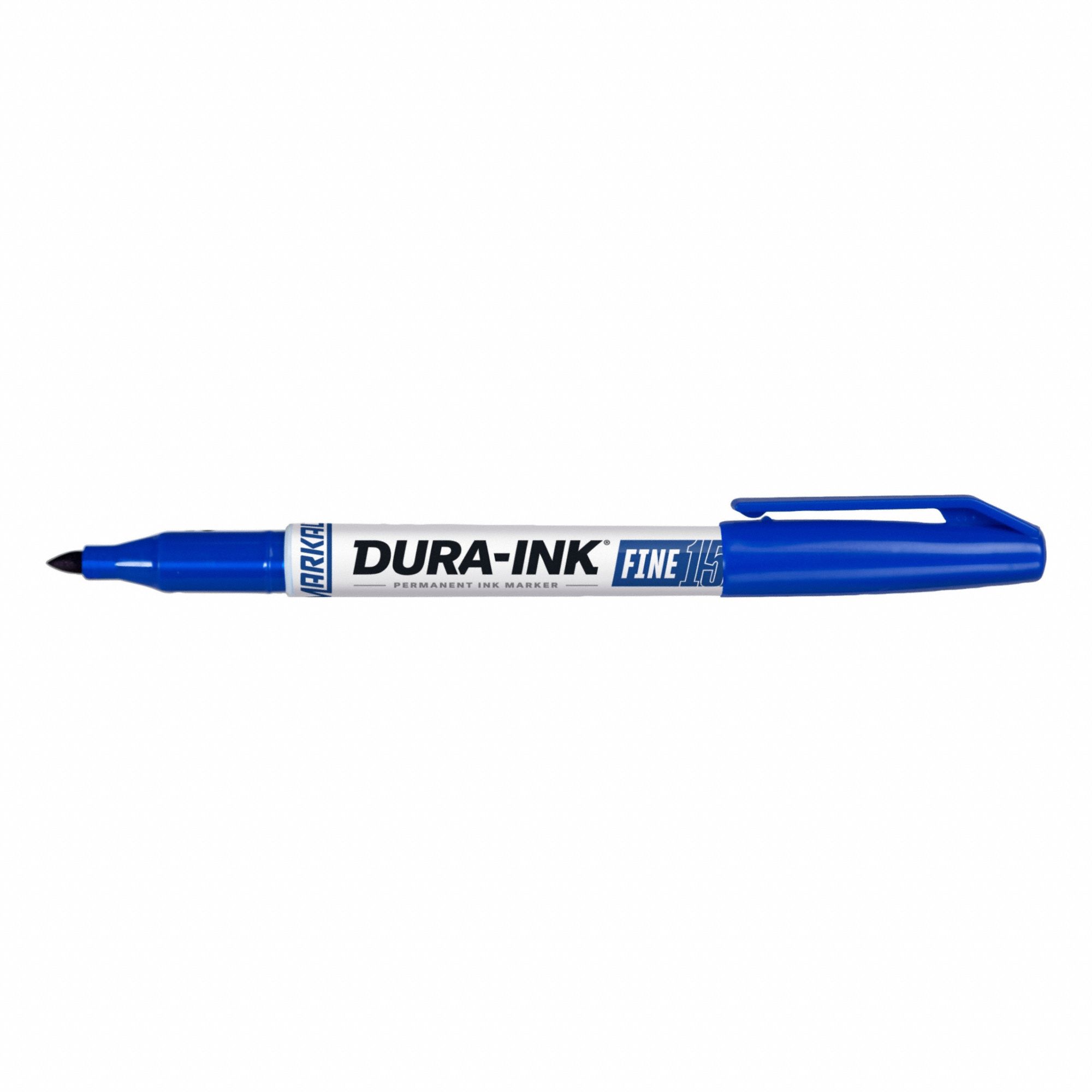 Ink Industrial Marker: 5/32 in Tip Wd, Bullet, Blue, Std Actuation Style, Gen Purpose, Point