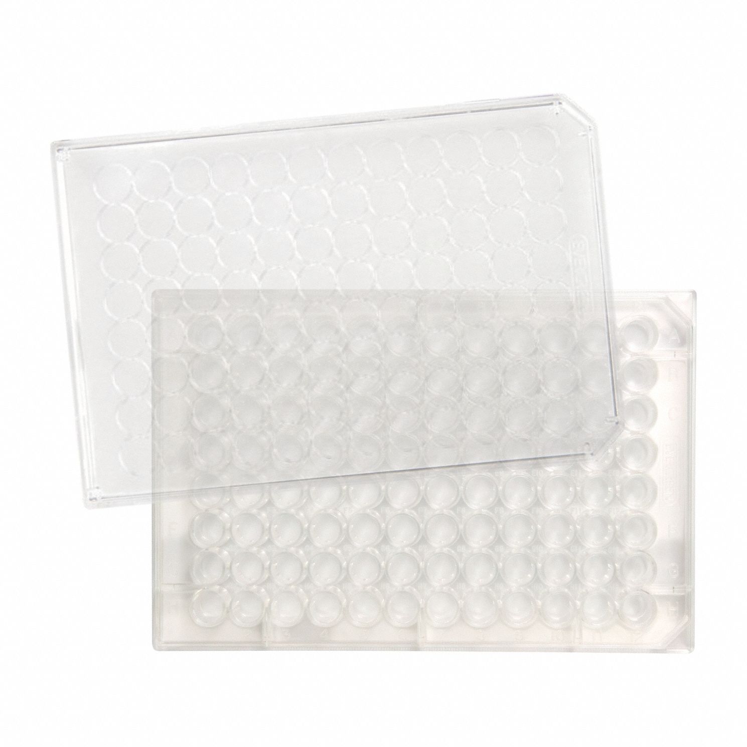 CAPLUGS Tissue Culture Treated Well Plates: Sterile, 96 Wells, 0.3 mL, 85 mm Dia, Polystyrene (MPN 333800101VE1). Key specifications — Brand: CAPLUGS; Body Color: Natural; RNase/DNase Free: No; Material: Polystyrene.